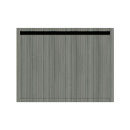 บานซิงค์คู่เรียบ JUPITER SILKY LIGHT 83x63 ซม. สีเทา