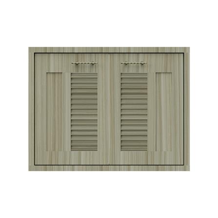 บานซิงค์คู่เกล็ดผสม JUPITER GLORY TEAK 83x63 ซม. สีน้ำตาล