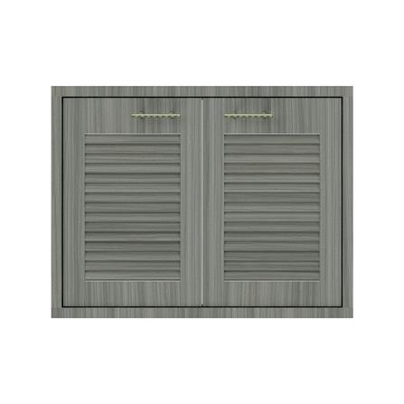 บานซิงค์คู่เกล็ด JUPITER GLORY LIGHT 83x63 ซม. สีเทา