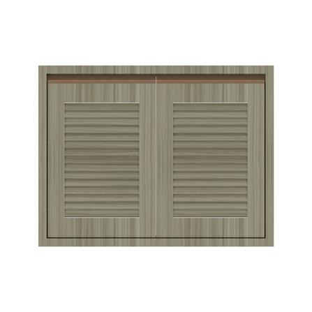 บานซิงค์คู่เกล็ดเต็ม JUPITER SILKY TEAK 87x67 ซม. สีน้ำตาล