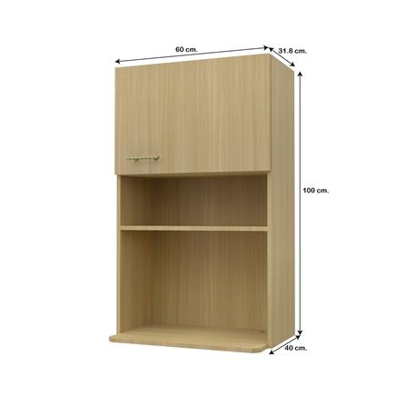 ตู้ไมโครเวฟ JUPITER MINERVA 60x100 ซม. สีน้ำตาล_4