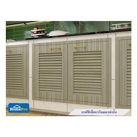 บานซิงค์คู่เกล็ดเต็ม JUPITER GLORY TEAK 83x63 ซม. สีน้ำตาล_2