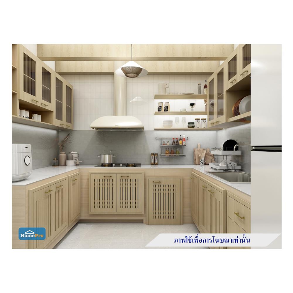 บานซิงค์คู่เกล็ดเต็ม JUPITER MINERVA 87x67 ซม. สีน้ำตาล