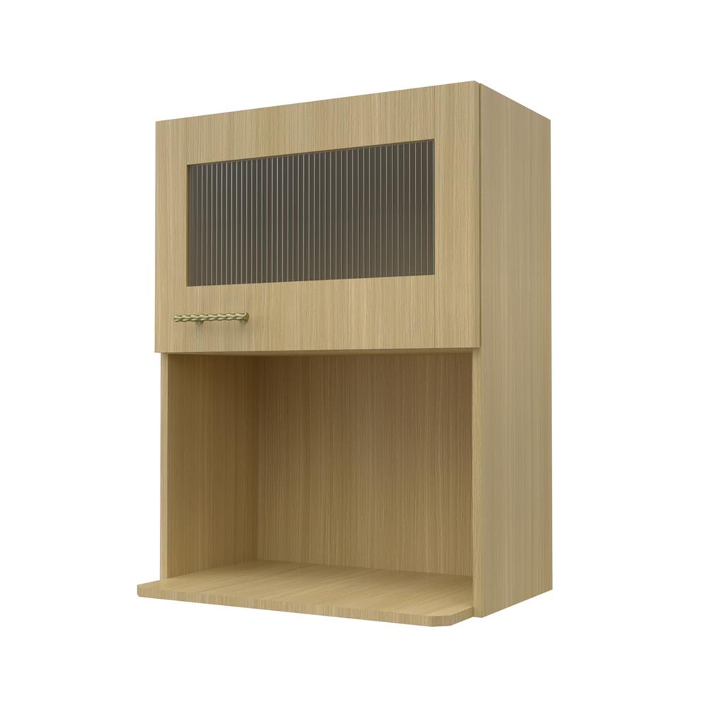 ตู้ไมโครเวฟบานกระจก JUPITER MINERVA 60x80 ซม. สีน้ำตาล