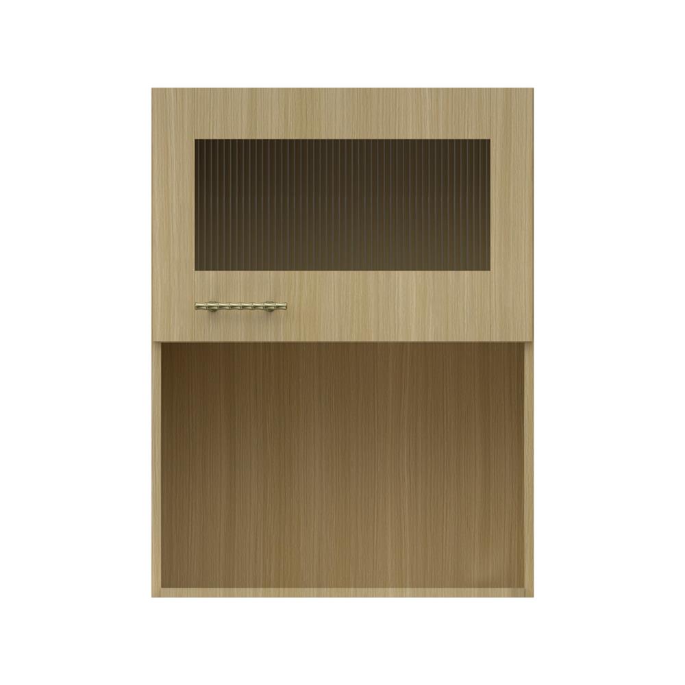 ตู้ไมโครเวฟบานกระจก JUPITER MINERVA 60x80 ซม. สีน้ำตาล