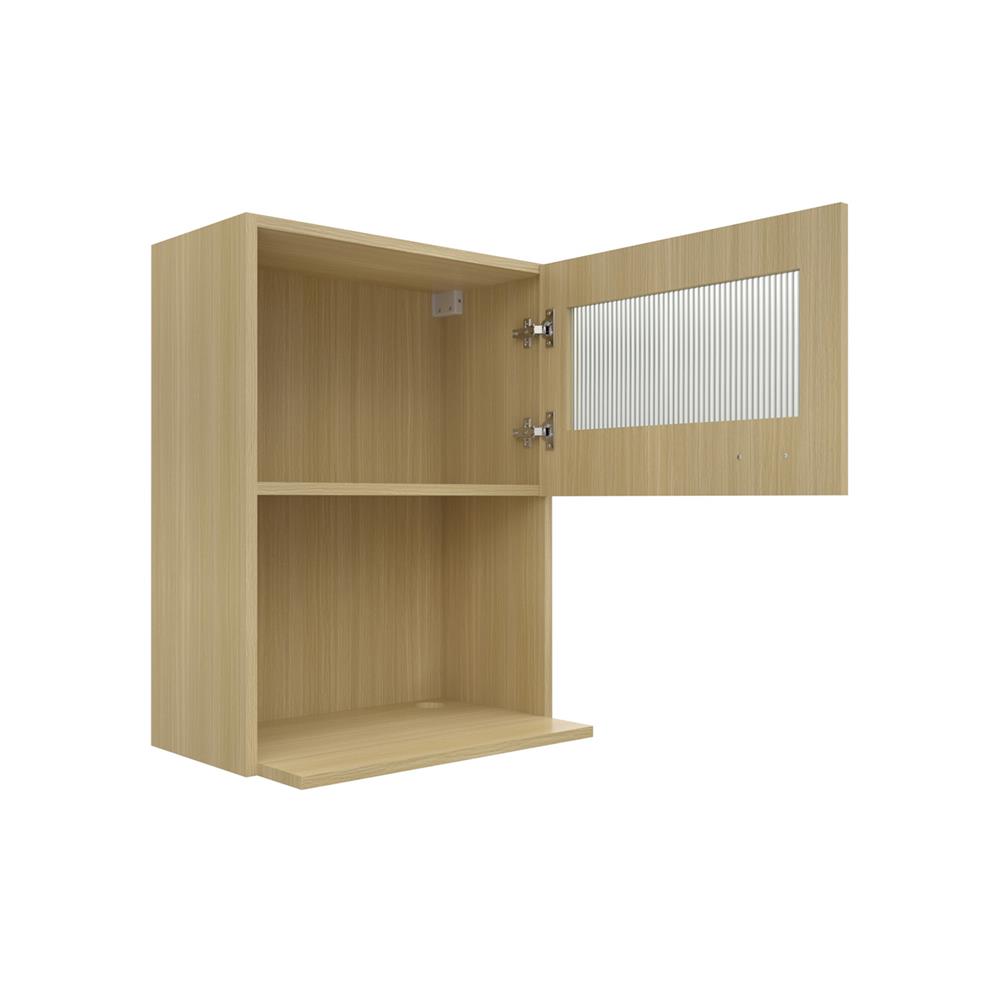 ตู้ไมโครเวฟบานกระจก JUPITER MINERVA 60x80 ซม. สีน้ำตาล