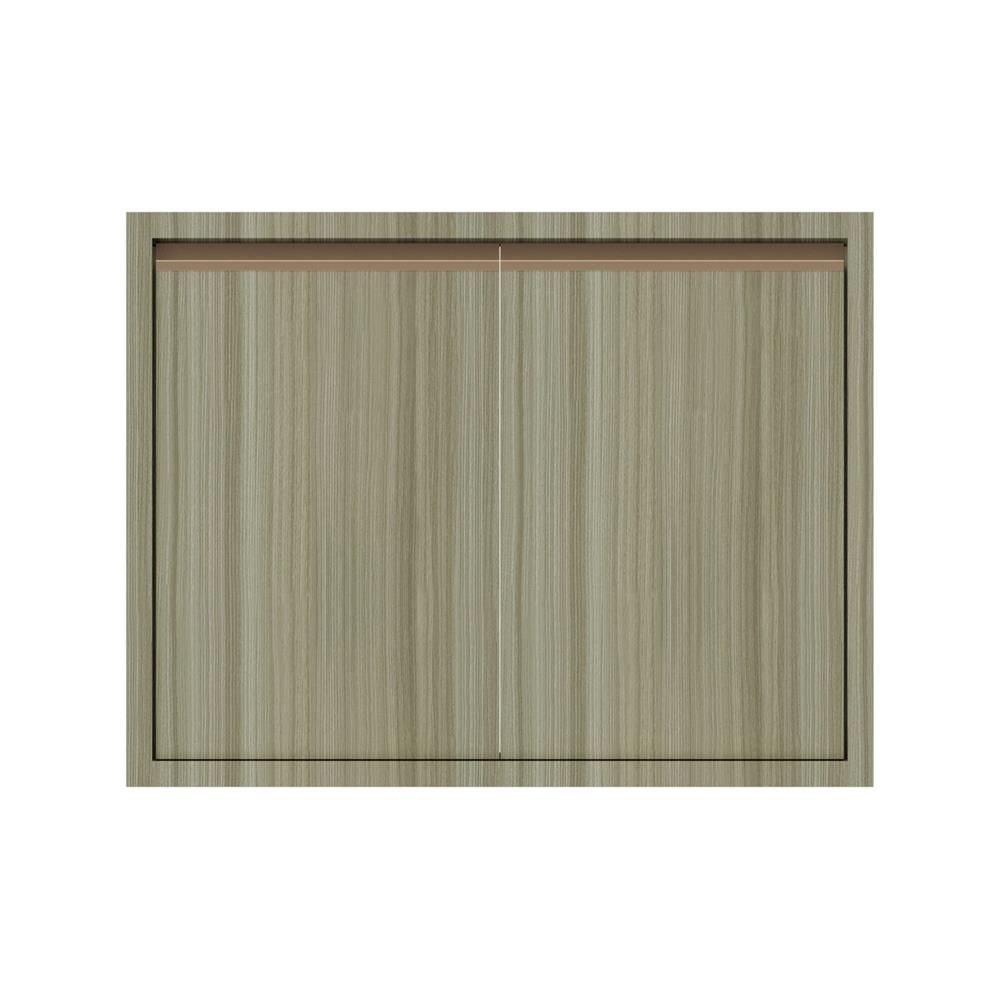 บานคู่เรียบ JUPITER SILKY TEAK 87x67 ซม. สีน้ำตาล