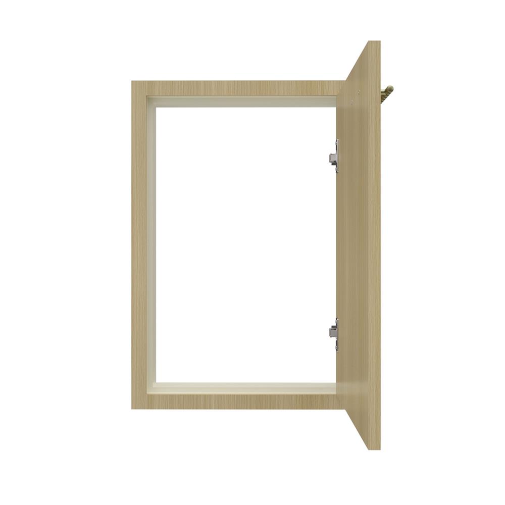 บานซิงค์เดี่ยวเรียบ JUPITER MINERVA 43x63 ซม. สีน้ำตาล