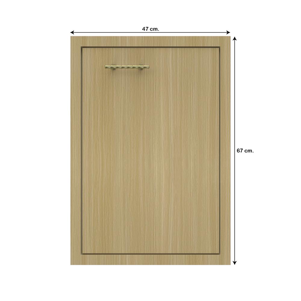 บานซิงค์เดี่ยวเรียบ JUPITER MINERVA 47x67 ซม. สีน้ำตาล