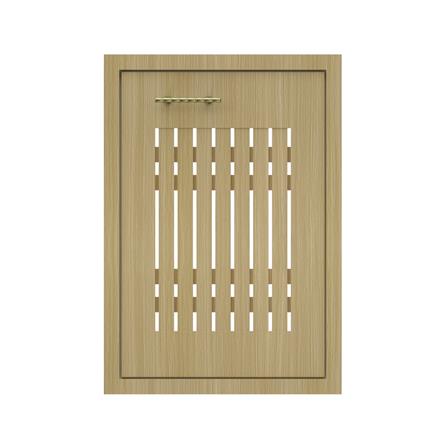 บานซิงค์เดี่ยวเกล็ดเต็ม JUPITER MINERVA 43x63 ซม. สีน้ำตาล