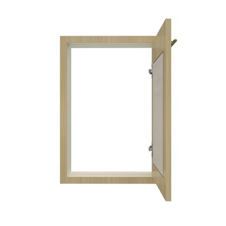 บานซิงค์เดี่ยวเกล็ดเต็ม JUPITER MINERVA 47x67 ซม. สีน้ำตาล_1