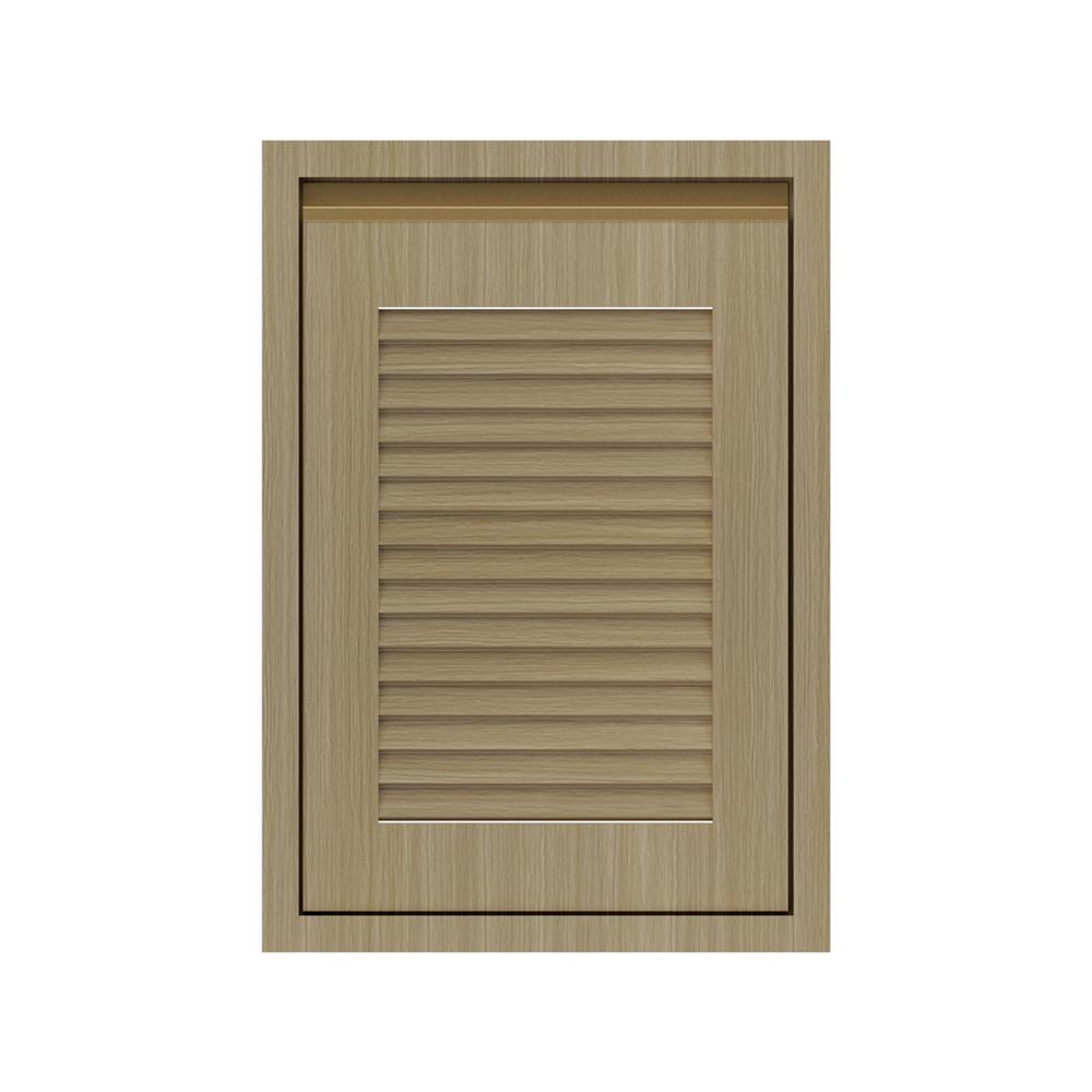 บานซิงค์เดี่ยวเกล็ดเต็ม JUPITER SILKY WOOD 43x63 ซม. สีน้ำตาล