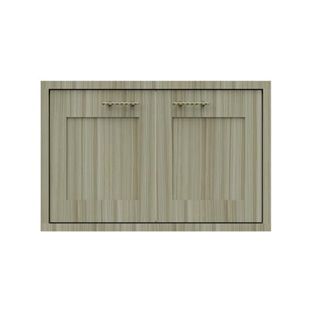 บานใต้เตาเรียบ JUPITER GLORY TEAK 87x57 ซม. สีน้ำตาล
