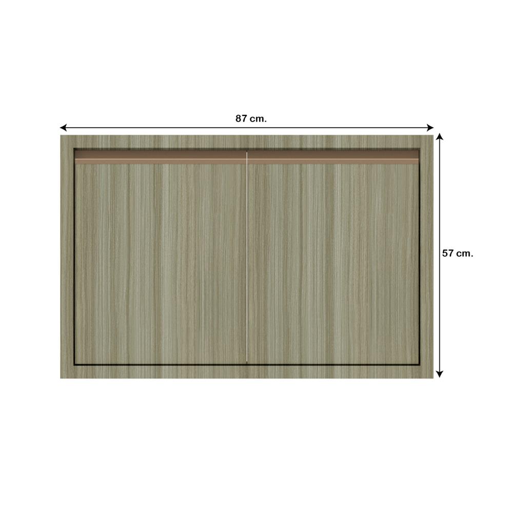 บานใต้เตาเรียบ JUPITER SILKY TEAK 83x53 ซม. สีน้ำตาล