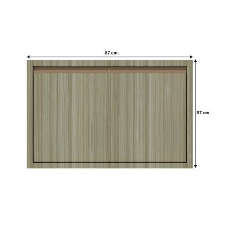 บานใต้เตาเรียบ JUPITER SILKY TEAK 83x53 ซม. สีน้ำตาล_3