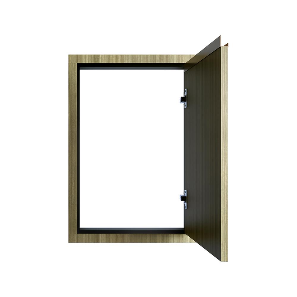 บานซิงค์เดี่ยวเรียบ JUPITER SILKY TEAK 43x63 ซม. สีน้ำตาล