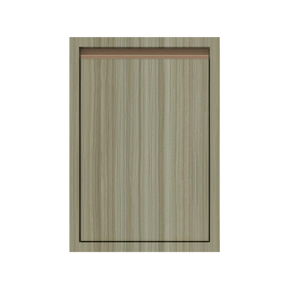บานซิงค์เดี่ยวเรียบ JUPITER SILKY TEAK 47x67 ซม. สีน้ำตาล
