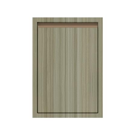 บานซิงค์เดี่ยวเรียบ JUPITER SILKY TEAK 43x63 ซม. สีน้ำตาล