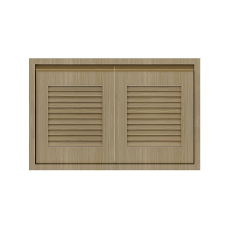 บานใต้เตาเกล็ดเต็ม JUPITER SILKY WOODS 83x53 ซม. สีน้ำตาล