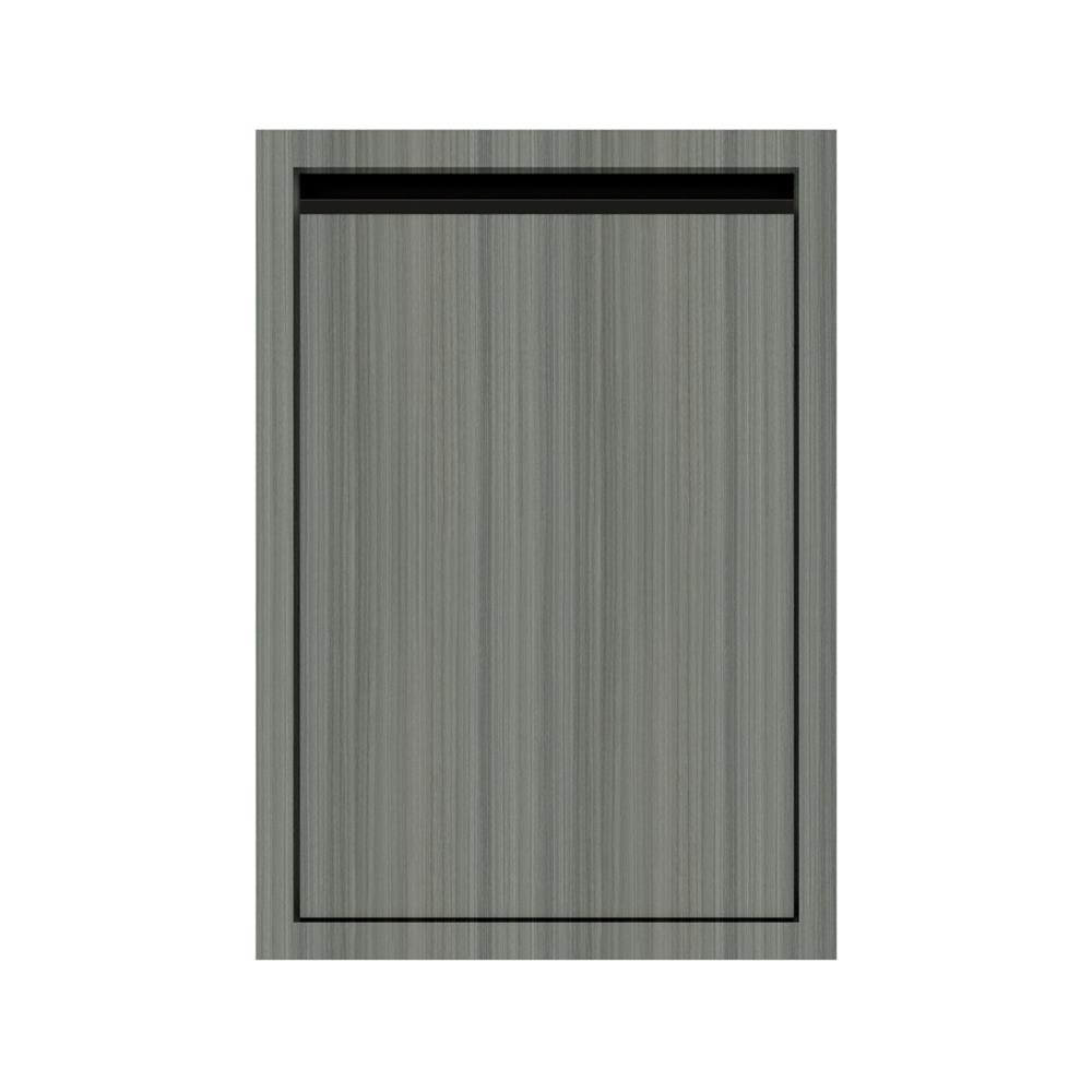 บานซิงค์เดี่ยวเรียบ JUPITER SILKY LIGHT 43x63 ซม. สีเทา