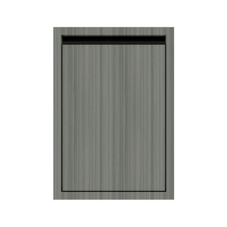 บานซิงค์เดี่ยวเรียบ JUPITER SILKY LIGHT 43x63 ซม. สีเทา