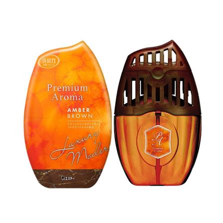 น้ำหอมปรับอากาศ SHALDAN พรีเมี่ยมอโรม่า แอมเบอร์บราว 400 มล.