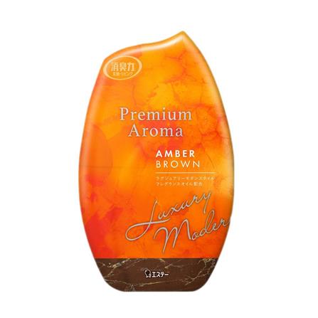 น้ำหอมปรับอากาศ SHALDAN พรีเมี่ยมอโรม่า แอมเบอร์บราว 400 มล._1