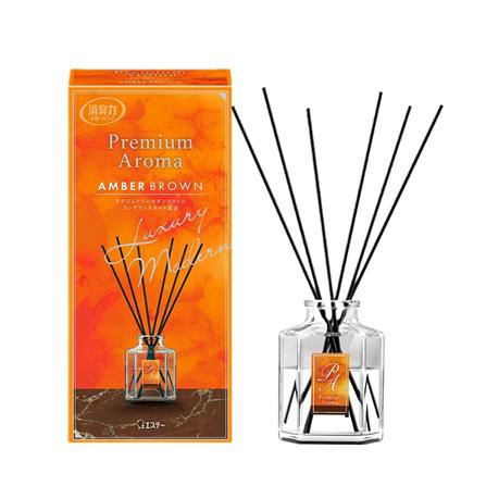 น้ำหอมปรับอากาศ SHALDAN พรีเมี่ยมอโรม่าสติ๊ก แอมเบอร์บราว 50 มล._0