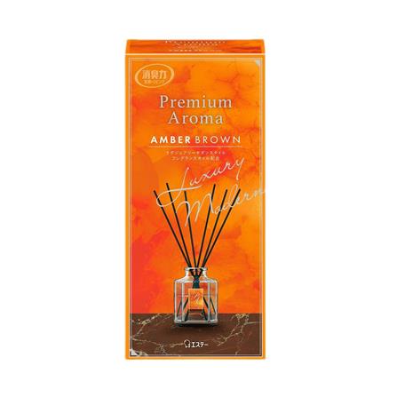 น้ำหอมปรับอากาศ SHALDAN พรีเมี่ยมอโรม่าสติ๊ก แอมเบอร์บราว 50 มล._1