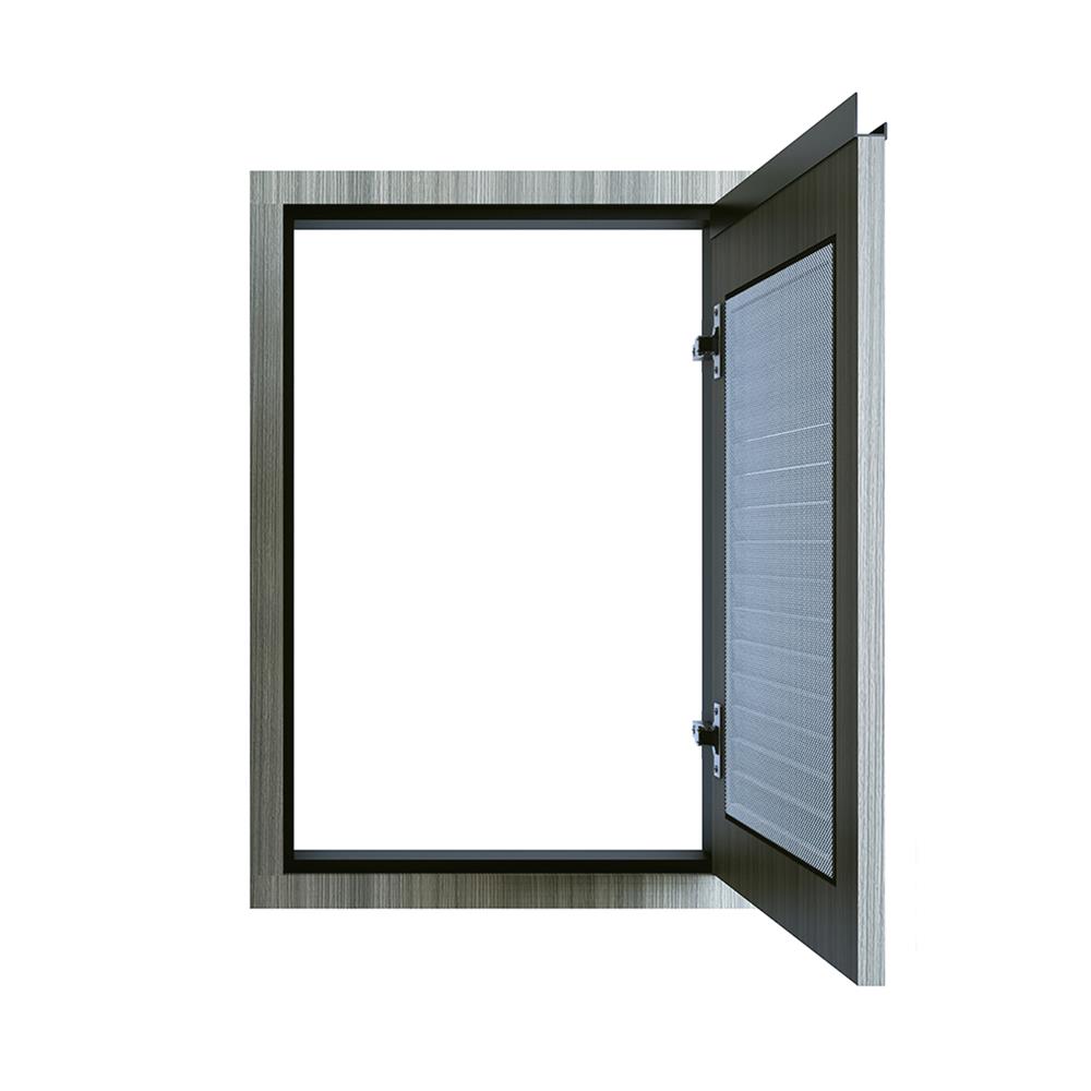 บานซิงค์เดี่ยวเกล็ดเต็ม JUPITER SILKY LIGHT 43x63 ซม. สีเทา