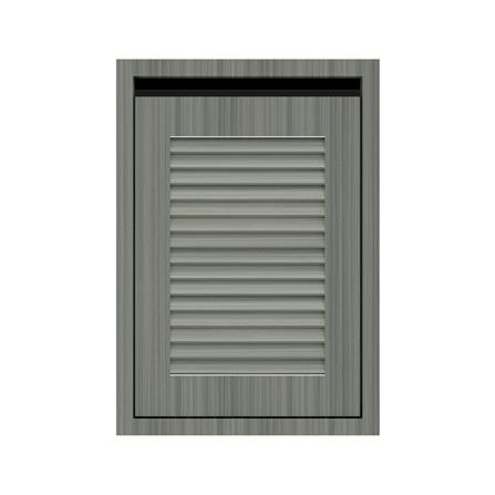 บานซิงค์เดี่ยวเกล็ดเต็ม JUPITER SILKY LIGHT 43x63 ซม. สีเทา