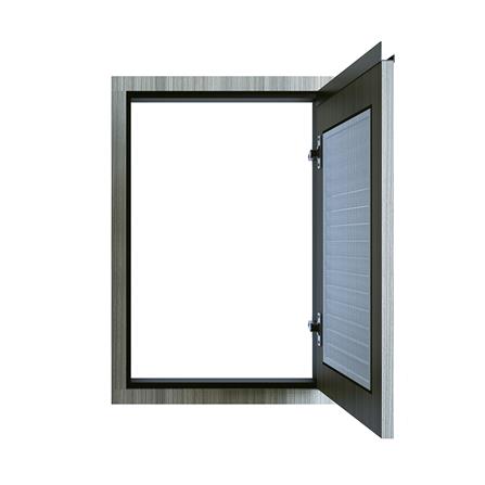 บานซิงค์เดี่ยวเกล็ดเต็ม JUPITER SILKY LIGHT 43x63 ซม. สีเทา_1