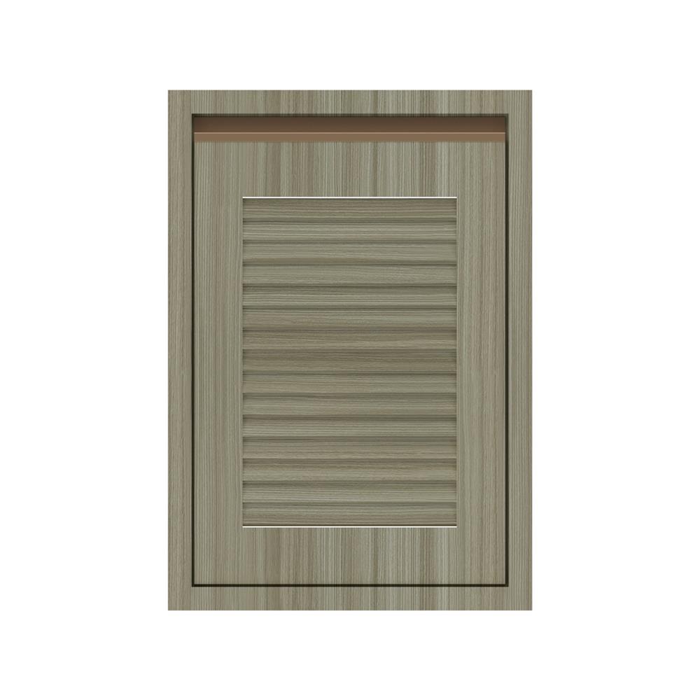 บานซิงค์เดี่ยวเกล็ดเต็ม JUPITER SILKY TEAK 43x63 ซม. สีน้ำตาล