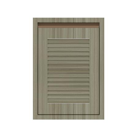 บานซิงค์เดี่ยวเกล็ดเต็ม JUPITER SILKY TEAK 47x67 ซม. สีน้ำตาล