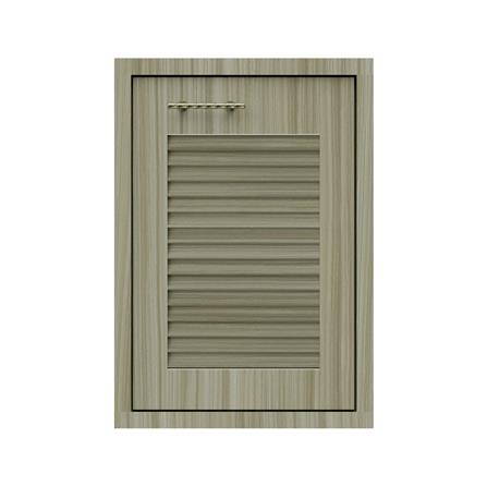 บานซิงค์เดี่ยวเกล็ดเต็ม JUPITER GLORY TEAK 43x63 ซม. สีน้ำตาล