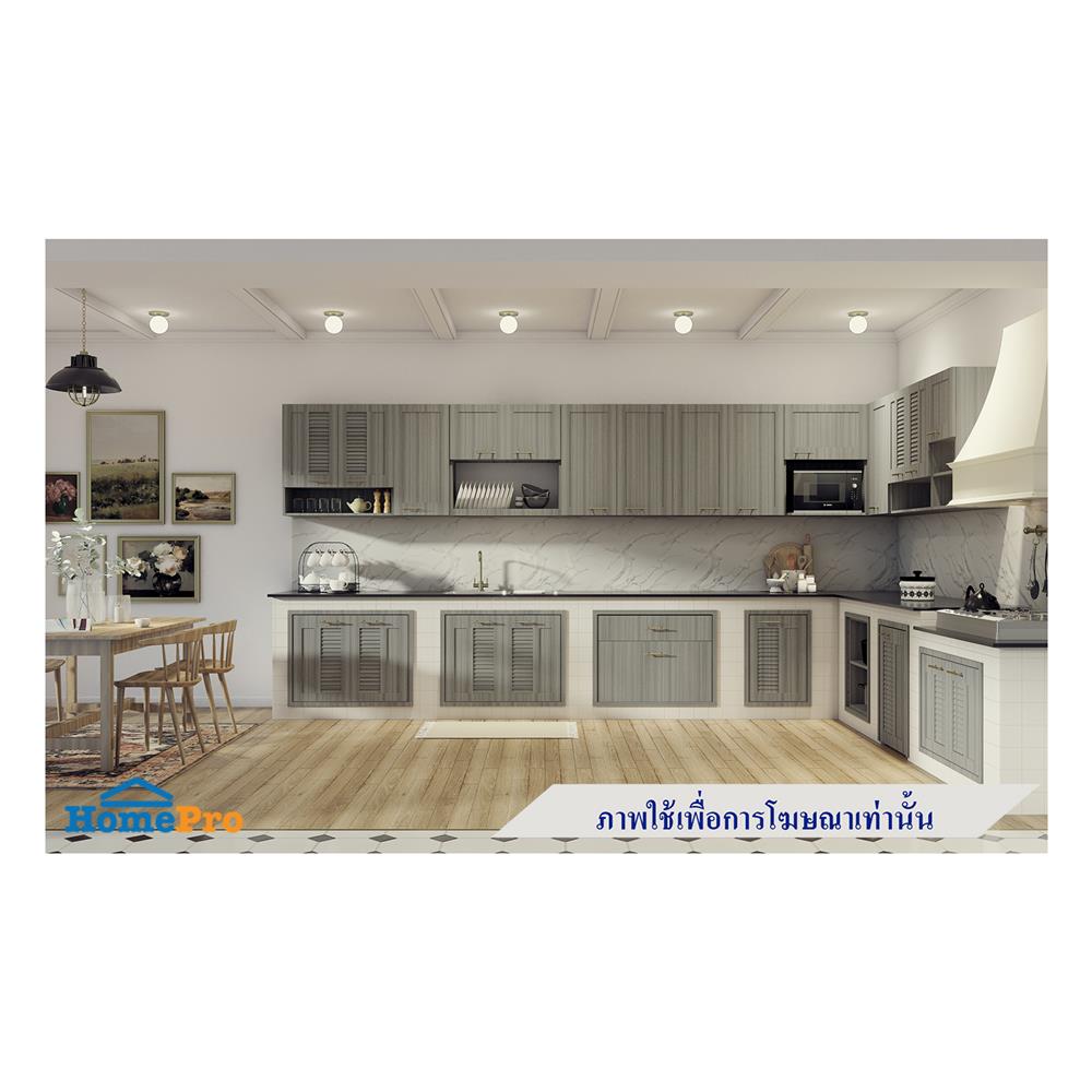 บานซิงค์เดี่ยวเกล็ดเต็ม JUPITER GLORY LIGHT 43x63 ซม. สีเทา