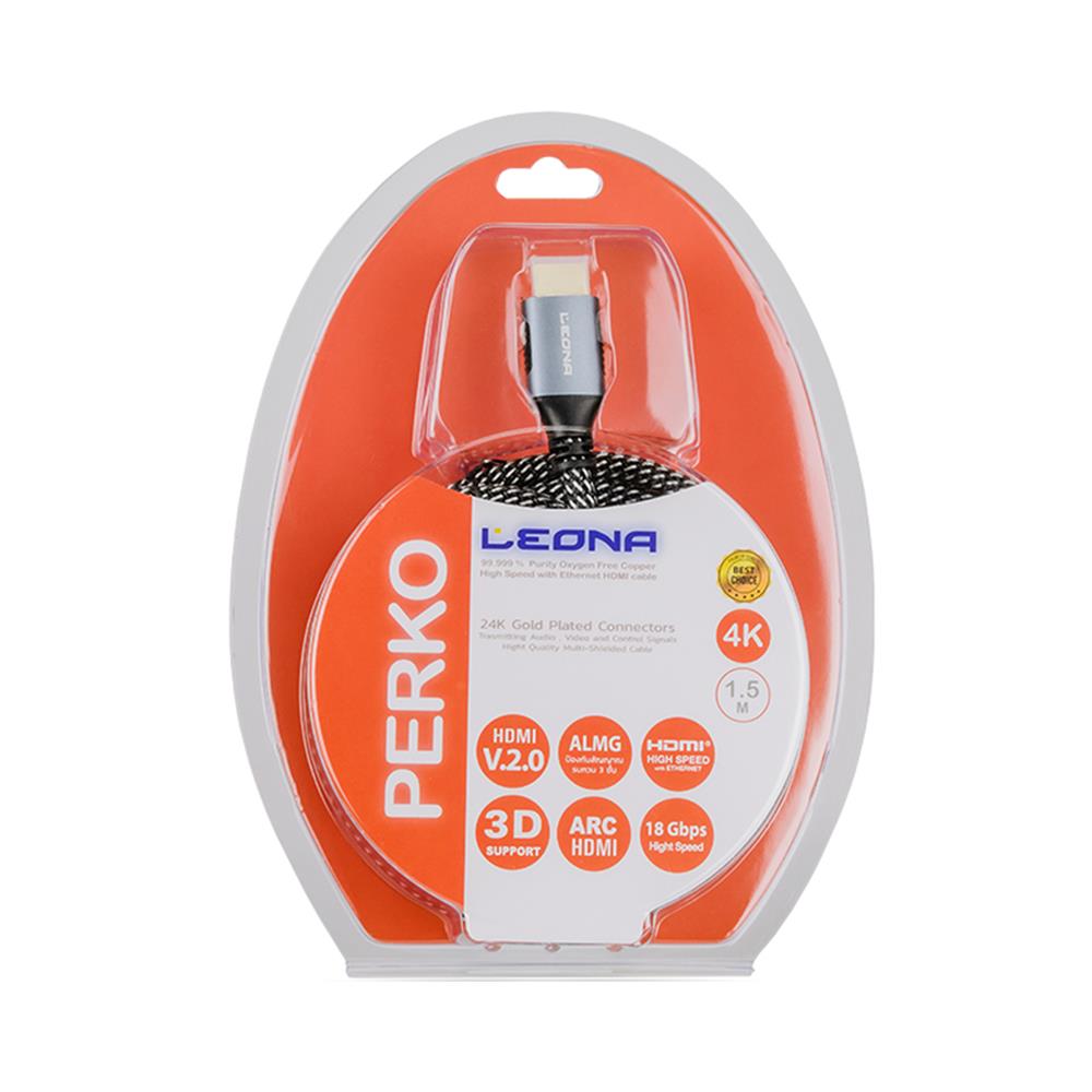 สาย HDMI (2.0) LEONA PERKO 4K 1.5 ม.