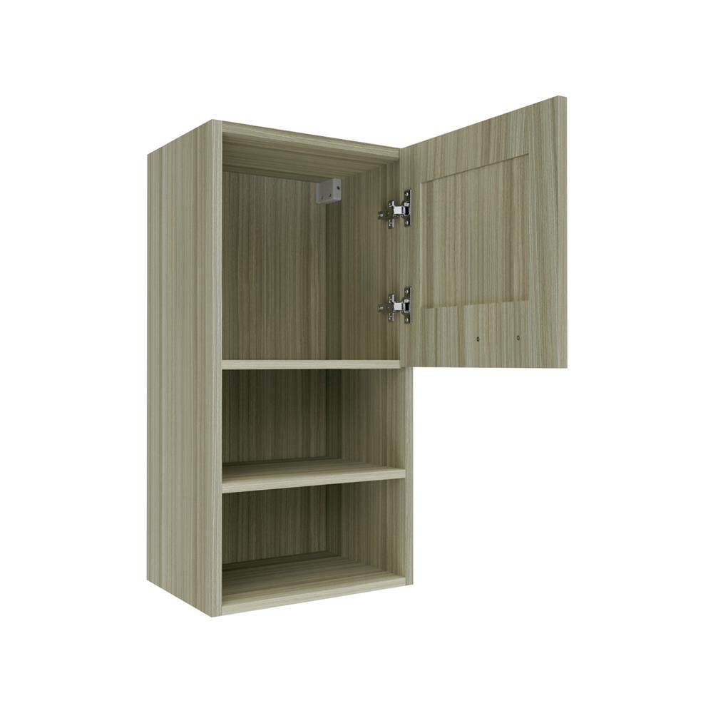 ตู้แขวนเดี่ยวบานเรียบพร้อมชั้น JUPITER GLORY TEAK 40x80 ซม. สีน้ำตาล