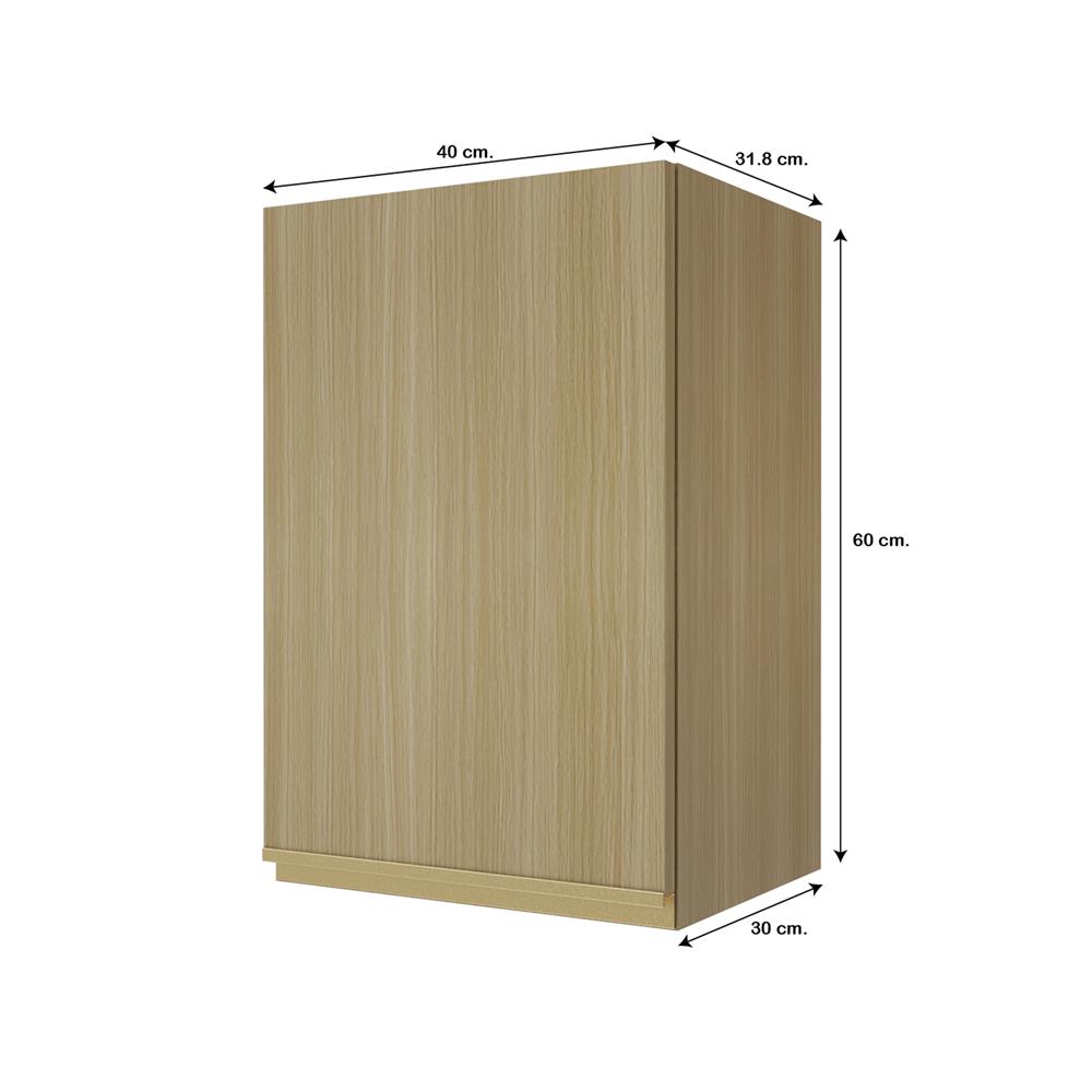 ตู้แขวนเดี่ยว JUPITER SILKY WOODS 40x60 ซม. สีน้ำตาล
