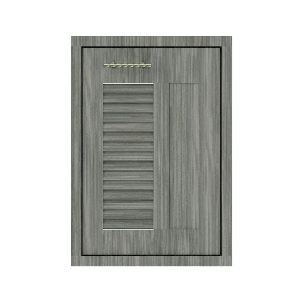 บานซิงค์เดี่ยวเกล็ดผสม JUPITER GLORY LIGHT 43x63 ซม. สีเทา