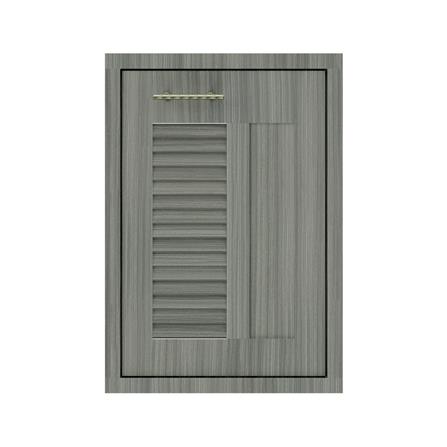 บานซิงค์เดี่ยวเกล็ดผสม JUPITER GLORY LIGHT 43x63 ซม. สีเทา