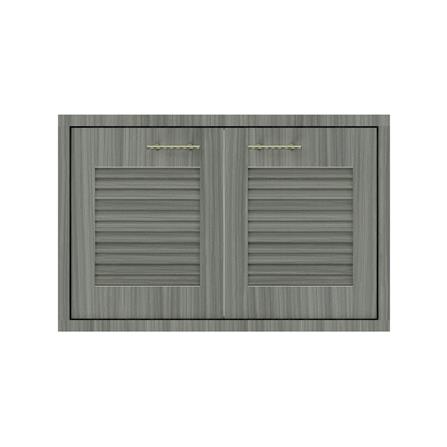 บานใต้เตาเกล็ดเต็ม JUPITER GLORY LIGHT 83x53 ซม. สีเทา