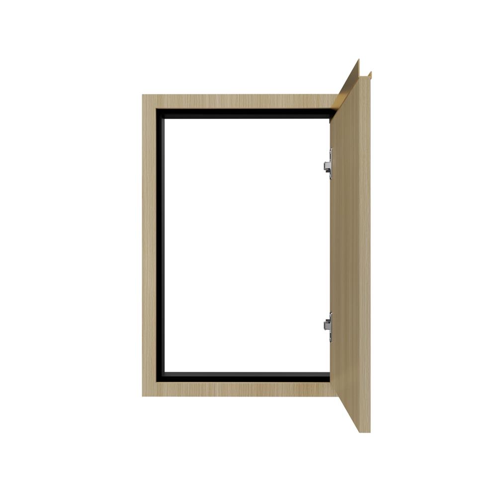 บานซิงค์เดี่ยวเรียบ JUPITER SILKY WOOD 43x63 ซม. สีน้ำตาล