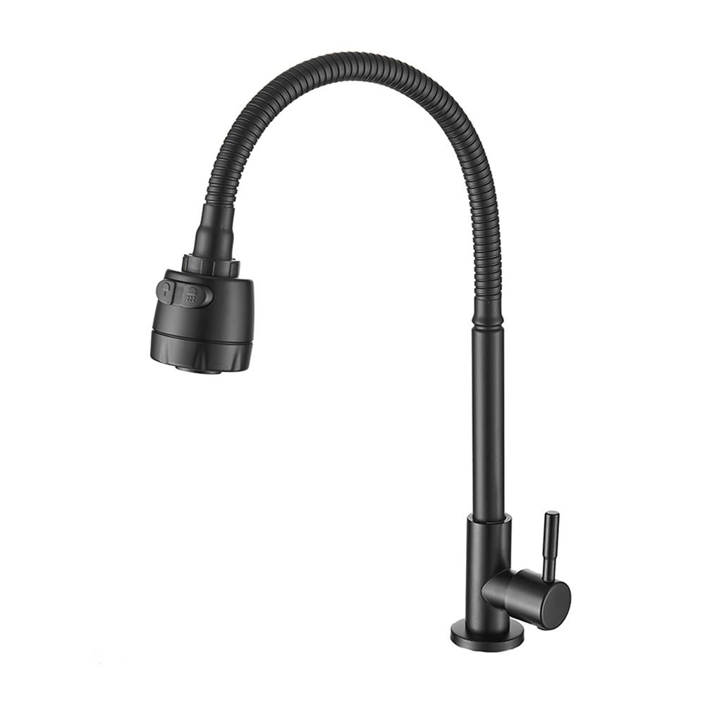 ก๊อกซิงค์เดี่ยวเคาน์เตอร์ NOVABATH NVB-KT217B สีดำ