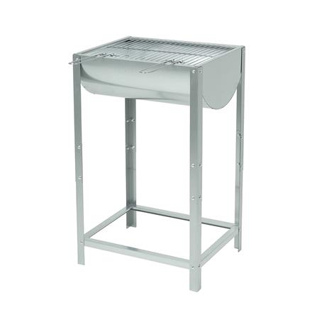 เตาถ่านบาร์บีคิว SPRING GALVANIZED 40 ลิตร สีเงิน