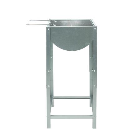 เตาถ่านบาร์บีคิว SPRING GALVANIZED 40 ลิตร สีเงิน_2