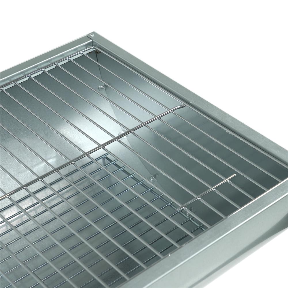 เตาถ่านบาร์บีคิว SPRING GALVANIZED 100 ลิตร สีเงิน