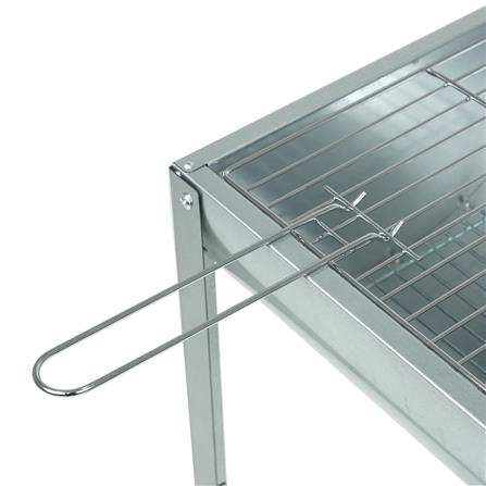 เตาถ่านบาร์บีคิว SPRING GALVANIZED 100 ลิตร สีเงิน_4