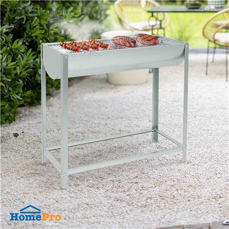 เตาถ่านบาร์บีคิว SPRING GALVANIZED 100 ลิตร สีเงิน_6