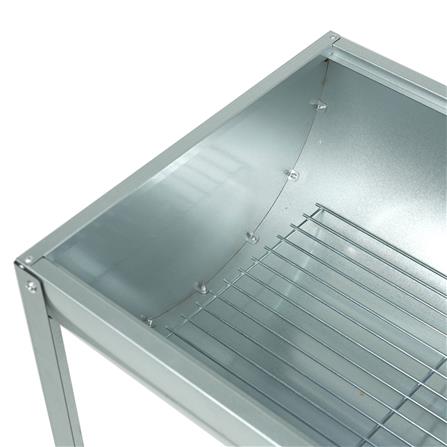 เตาถ่านบาร์บีคิว SPRING GALVANIZED 100 ลิตร สีเงิน_5